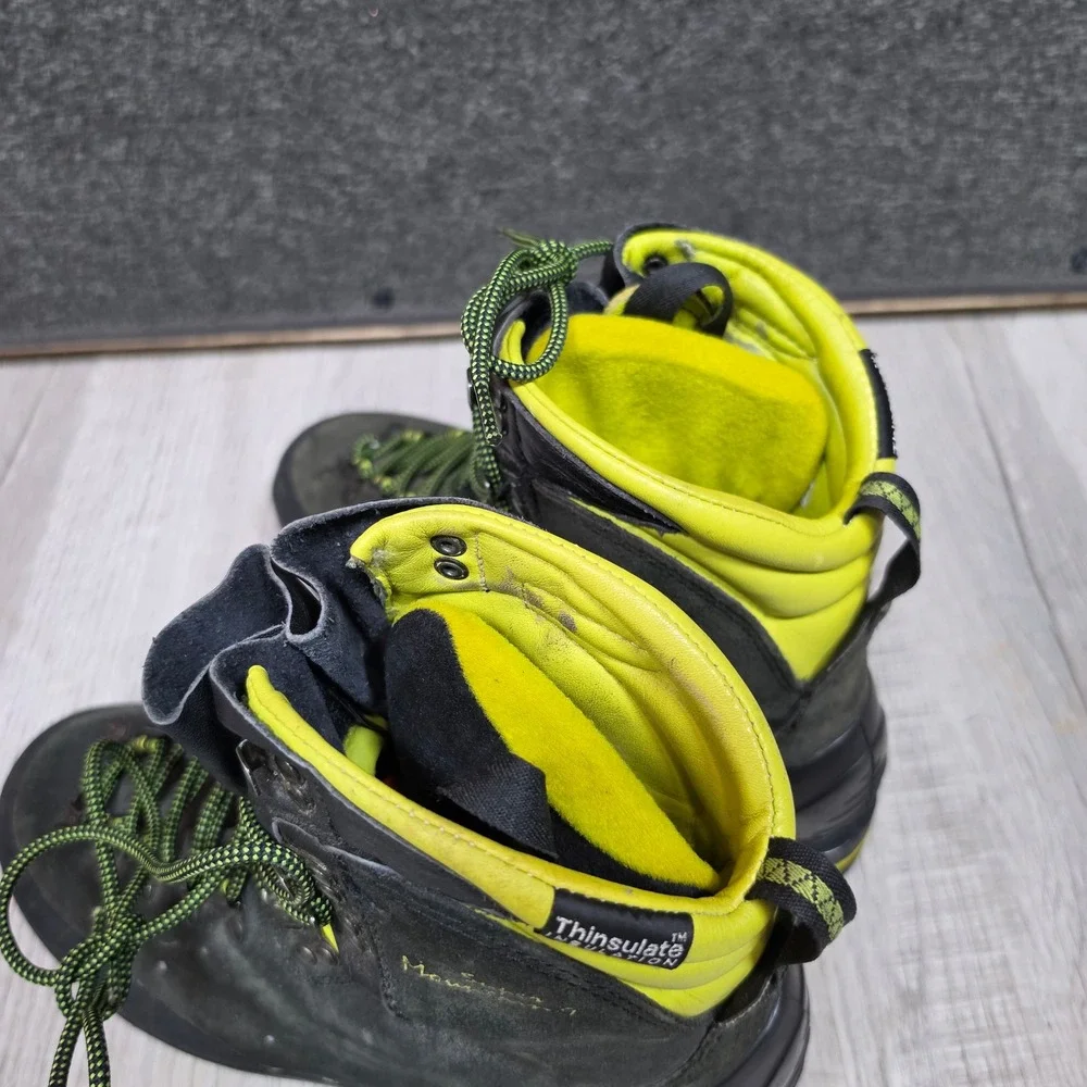 Salomon Super Mountain 9 Boots Green Black Mens 9.5 Thinsulate Mountaineering
